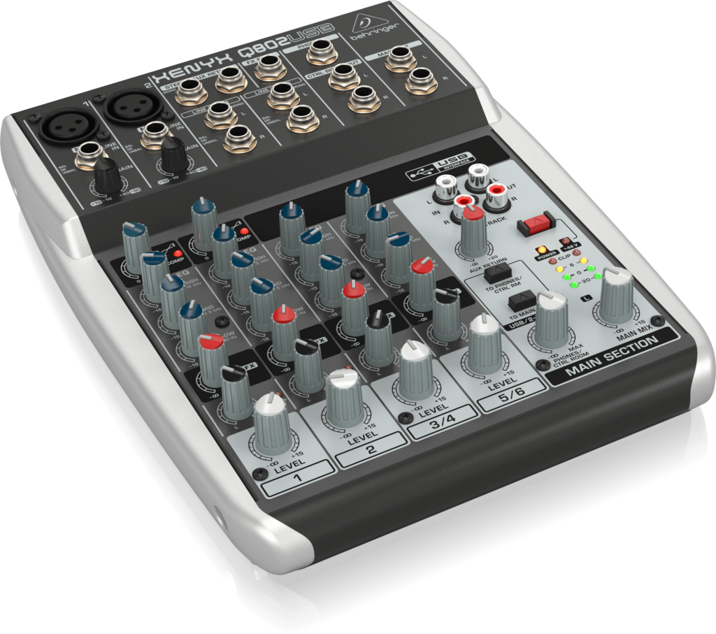 Table de mixage Behringer Xenyx Q802USB